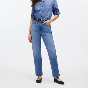 Madewell 90s straight crop jeans